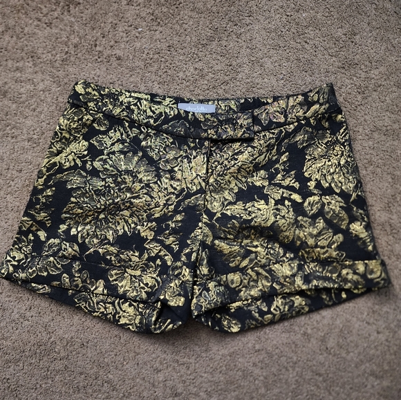 Black/Gold Shorts, Women's 2 - Picture 2 of 8